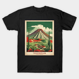 Tepotzotlan Estado de Mexico Vintage Tourism Travel T-Shirt